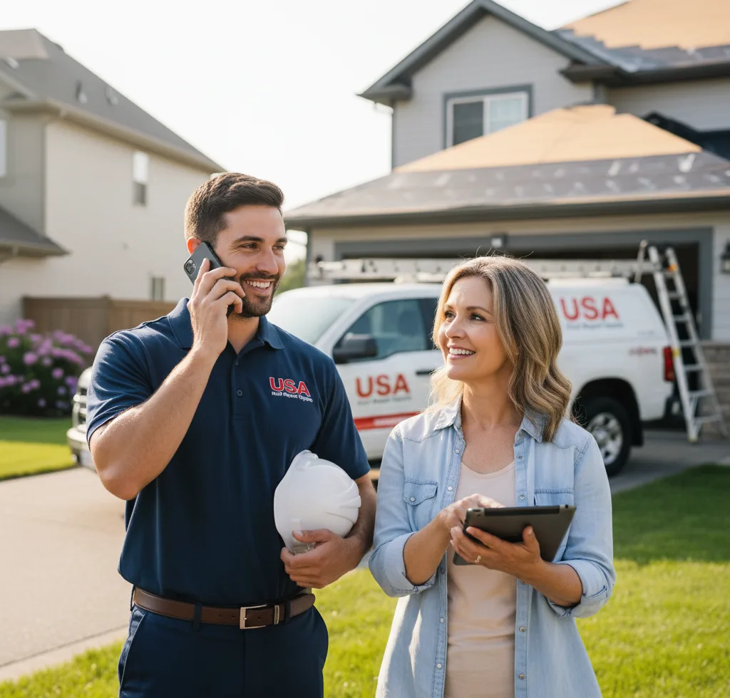 USA Roof Repair Experts customer support in Mcleansboro